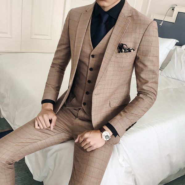 plaid suit men's tuxedo men's suit classic slim prom dress groom wedding dress men business banquet social slim 2019, White;black
plaid suit men's tuxedo men's suit classic slim prom dress groom wedding dress men business banquet social slim 2019, White;black