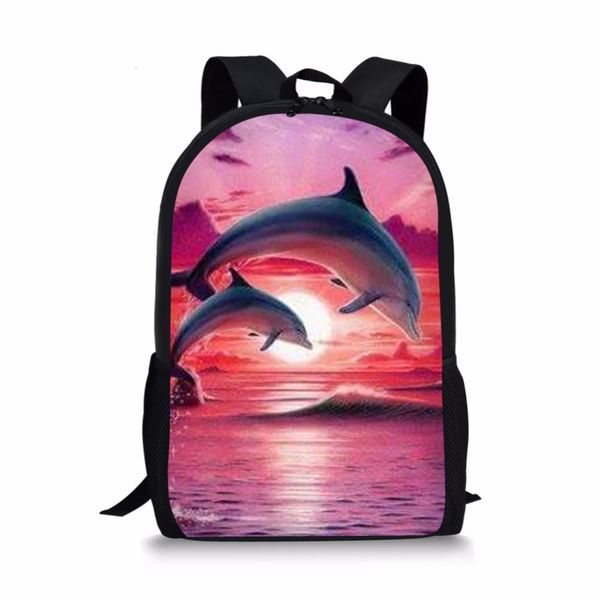 thikin pink cartoon dolphin print backpacks for teenage girls animal pattern bookpack for kids women daily high quality
thikin pink cartoon dolphin print backpacks for teenage girls animal pattern bookpack for kids women daily high quality
