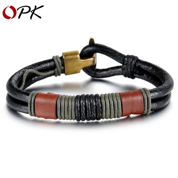 2020 new style retro national wind alloy men women's universal leather bracelet accessories jewelry fashion hand jewelry, Golden;silver
2020 new style retro national wind alloy men women's universal leather bracelet accessories jewelry fashion hand jewelry, Golden;silver