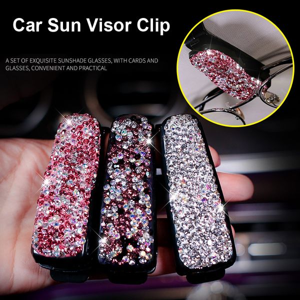 universal diamond crystal car sun visor clip holder glasses sunglasses eyeglass card pen clip holder rhinestone auto accessories
universal diamond crystal car sun visor clip holder glasses sunglasses eyeglass card pen clip holder rhinestone auto accessories