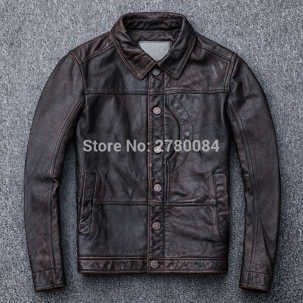 factory genuine leather jacket for men punk slim boy's outwear male real leather suit cow skin coat motorcycle cool, Black
factory genuine leather jacket for men punk slim boy's outwear male real leather suit cow skin coat motorcycle cool, Black