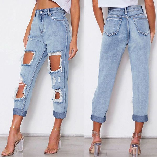 women's jeans ripped women big holes destroyed broken torn pants vintage female denim trousers distressed designer boyfriend, Blue
women's jeans ripped women big holes destroyed broken torn pants vintage female denim trousers distressed designer boyfriend, Blue