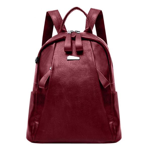 women solid pu leather backpacks mochila escolar teenagers zipper school bags girls teenage travel casual shoulder bag rucksack
women solid pu leather backpacks mochila escolar teenagers zipper school bags girls teenage travel casual shoulder bag rucksack