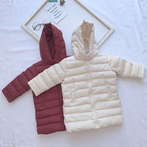rlyaeiz 2018 winter jackets for girls casual pure color girls hooded parka down coats thickening warm girl's mid-long overcoat, Blue;gray
rlyaeiz 2018 winter jackets for girls casual pure color girls hooded parka down coats thickening warm girl's mid-long overcoat, Blue;gray