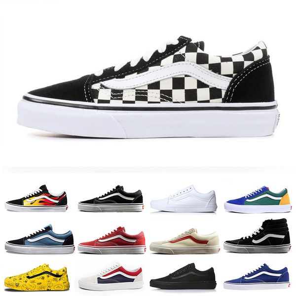 adults sneakers sk8-hi mens womens canvas shoes black and white check designer men sneakers trend skateboard flat casual shoes, White;red
adults sneakers sk8-hi mens womens canvas shoes black and white check designer men sneakers trend skateboard flat casual shoes, White;red