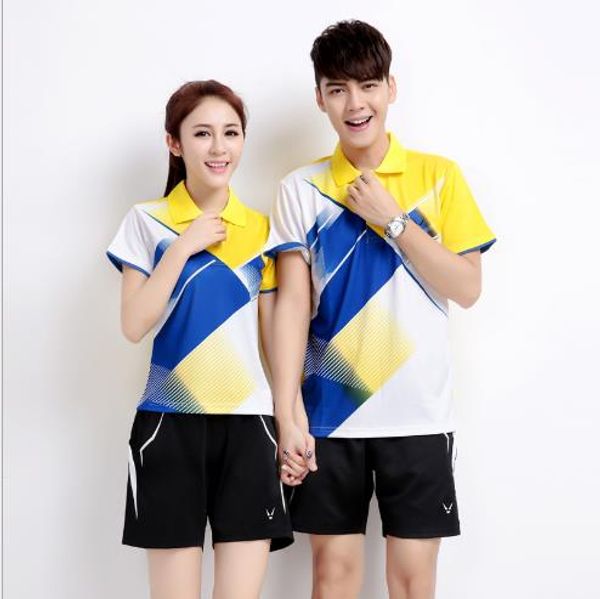 badminton paragraph suit men and women volleyball tennis short-sleeved jacket lapel quick-drying custom polo unlined upper garment sportswea, Black
badminton paragraph suit men and women volleyball tennis short-sleeved jacket lapel quick-drying custom polo unlined upper garment sportswea, Black