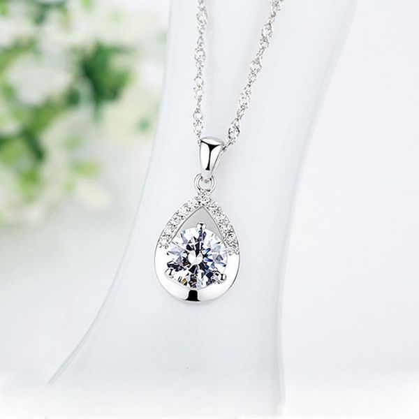 925 sterling silver necklace for women wedding jewelry luxury zircon purple water drop pendant lady girlfriend engagement gift
925 sterling silver necklace for women wedding jewelry luxury zircon purple water drop pendant lady girlfriend engagement gift