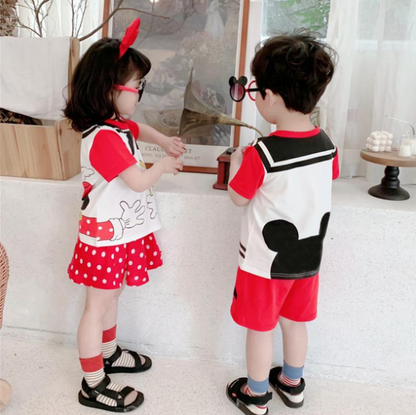 children's clothing set 2020 summer new cartoon boy and girl two-piece cute short sleeve shorts, White
children's clothing set 2020 summer new cartoon boy and girl two-piece cute short sleeve shorts, White