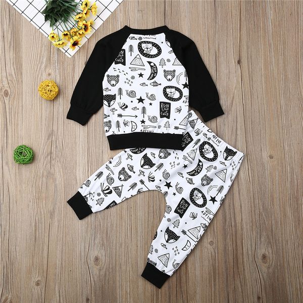1-5years baby boys clothes set animal print sweatshirt boys long pants set children pullover sportswear kids outfits, Black;blue
1-5years baby boys clothes set animal print sweatshirt boys long pants set children pullover sportswear kids outfits, Black;blue