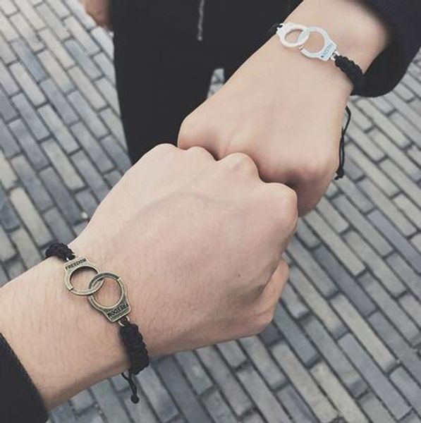 vintage adjustable handmade bracelet men jewelry handcuffs charm bracelet for women accessories friendship girl couple bracelets shu6, Golden;silver
vintage adjustable handmade bracelet men jewelry handcuffs charm bracelet for women accessories friendship girl couple bracelets shu6, Golden;silver