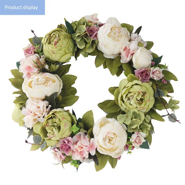 artificial door knocker simulation silk rose flowers wreath foam straw garland wedding decoration home party decor flores round
artificial door knocker simulation silk rose flowers wreath foam straw garland wedding decoration home party decor flores round