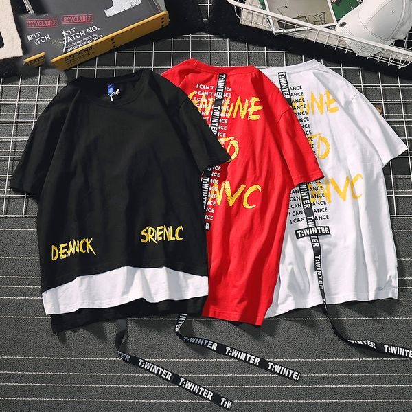summer new brand clothing t shirts men creative patchwork t-shirt cotton hip hop o neck tees harajuku streetwear tshirt men, White;black
summer new brand clothing t shirts men creative patchwork t-shirt cotton hip hop o neck tees harajuku streetwear tshirt men, White;black