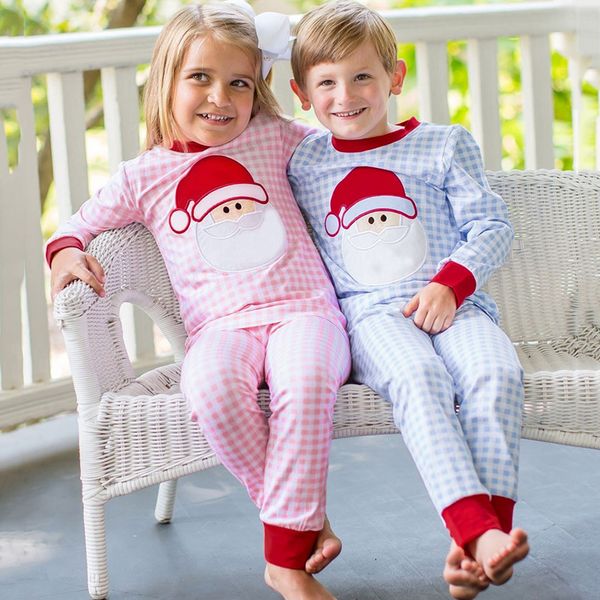 2019 toddler baby boy girl christmas santa plaid +pants pajamas sleepwear outfits boy girls clothes toddler children clothes, White
2019 toddler baby boy girl christmas santa plaid +pants pajamas sleepwear outfits boy girls clothes toddler children clothes, White
