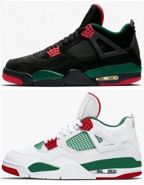 4 4s black pizzeria white pizzeria italy gc black green red white basketball shoes men sports sneakers with box
4 4s black pizzeria white pizzeria italy gc black green red white basketball shoes men sports sneakers with box