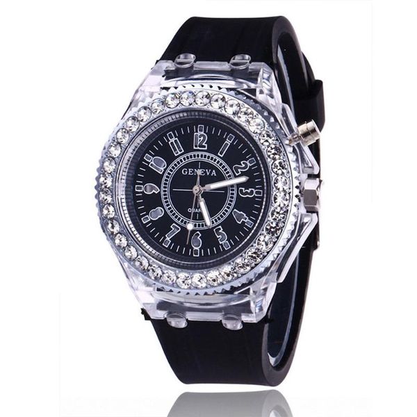 sports fashion women lady girl rubber band quartz candy wrist watch students couple jelly rhinestone led quartz watch relogio, Slivery;brown
sports fashion women lady girl rubber band quartz candy wrist watch students couple jelly rhinestone led quartz watch relogio, Slivery;brown