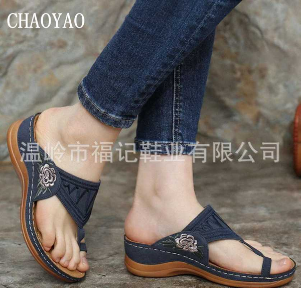 women's shoes embroider soft sole casual ladies footwear vintage flatform comfortable women sandals big toe foot correction, Black
women's shoes embroider soft sole casual ladies footwear vintage flatform comfortable women sandals big toe foot correction, Black
