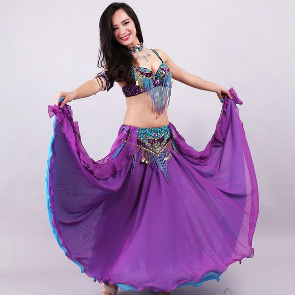 women belly dance costume ladies national stage performance clothes 5 piece bra + belt +skirt + necklace chain armlet, Black;red
women belly dance costume ladies national stage performance clothes 5 piece bra + belt +skirt + necklace chain armlet, Black;red