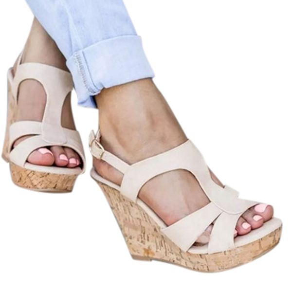 womens wedges flats strap buckle shoes open toe thick bottom roman sandal fashion round toe british wind wedge heel apr 17, Black
womens wedges flats strap buckle shoes open toe thick bottom roman sandal fashion round toe british wind wedge heel apr 17, Black