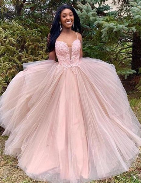 2020 long prom dresses appliques lace-up back plus size spaghetti tulle evening party ball gowns vestidos de fiesta de noche, Black
2020 long prom dresses appliques lace-up back plus size spaghetti tulle evening party ball gowns vestidos de fiesta de noche, Black