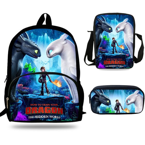 16inch mochila how to train your dragon backpack for kids teenagers school rucksack for girls boys school bags 3 set
16inch mochila how to train your dragon backpack for kids teenagers school rucksack for girls boys school bags 3 set