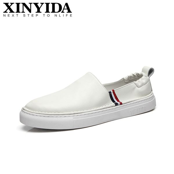new arrival genuine leather men skateboard shoes slip on breathable casual men shoes fashion joker loafers lazy white, Black
new arrival genuine leather men skateboard shoes slip on breathable casual men shoes fashion joker loafers lazy white, Black