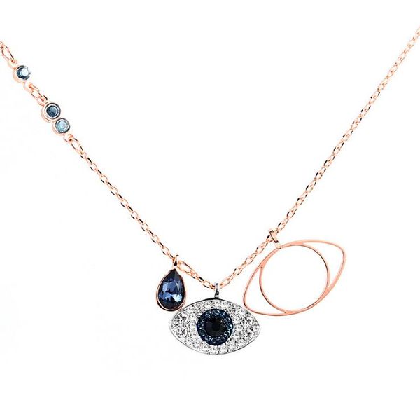fashion alloy pendant necklace of evil eyes with crystal stones inlaid for women round charm pendant wedding necklace for lady cz stones, Silver
fashion alloy pendant necklace of evil eyes with crystal stones inlaid for women round charm pendant wedding necklace for lady cz stones, Silver