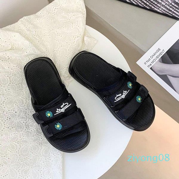 slippers casual female shoes slides low multicolored sandals luxury soft 2020 flat floral fashion rome pu mixed colors rubber z08, Black
slippers casual female shoes slides low multicolored sandals luxury soft 2020 flat floral fashion rome pu mixed colors rubber z08, Black