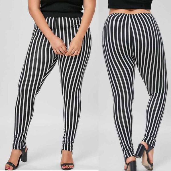 casual fashion women spring and summer polyester plus size stripe elastic leggings sport pants trousers h4, Black;white
casual fashion women spring and summer polyester plus size stripe elastic leggings sport pants trousers h4, Black;white