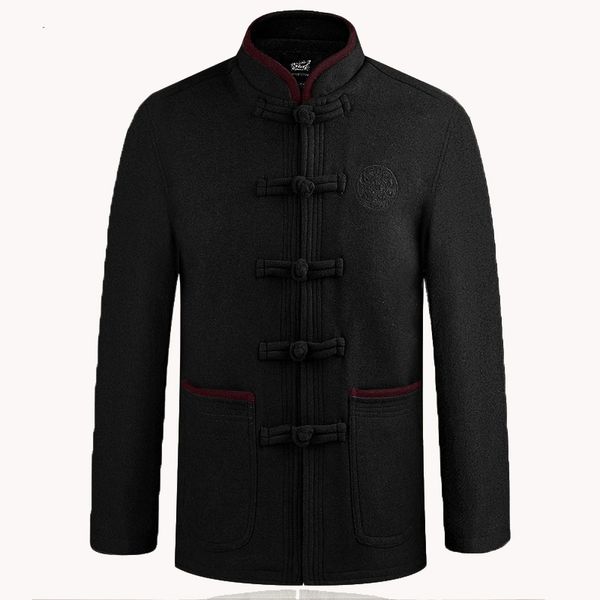men's coat long sleeve jacket traditional chinese tang suit autumn embroider woolen coat mandarin collar black outerwear winter, Black;brown
men's coat long sleeve jacket traditional chinese tang suit autumn embroider woolen coat mandarin collar black outerwear winter, Black;brown