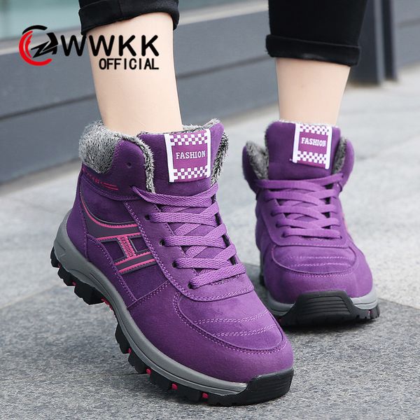 wwkk 2019 winter women warm snow boots new fashion woman female shoes fur ankle boots for women lace up heel ladies shoes, Black
wwkk 2019 winter women warm snow boots new fashion woman female shoes fur ankle boots for women lace up heel ladies shoes, Black