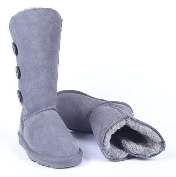 new australian brand three button boots first layer cowhide men women long tube snow boots warm boots winter boot size 35-45, Black
new australian brand three button boots first layer cowhide men women long tube snow boots warm boots winter boot size 35-45, Black
