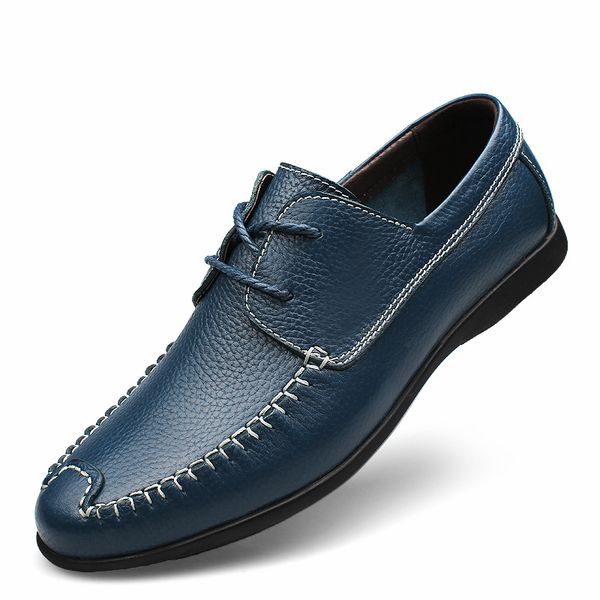 new men leather loafers fashion party dress shoes breathable comfortable men's boat footwear business leisure man shoes %9055, Black
new men leather loafers fashion party dress shoes breathable comfortable men's boat footwear business leisure man shoes %9055, Black