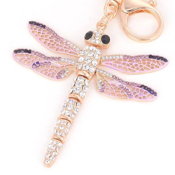 fashion crystal cute dragonfly key chain bag pendant dragonfly car metal keychain rhinestone key ring rhinestone chains, Silver
fashion crystal cute dragonfly key chain bag pendant dragonfly car metal keychain rhinestone key ring rhinestone chains, Silver