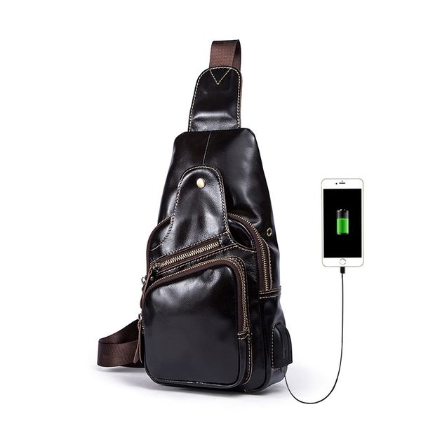 mens promotion fashion leather chest bags with convenient usb waist bags shoulder bags male formal packs
mens promotion fashion leather chest bags with convenient usb waist bags shoulder bags male formal packs
