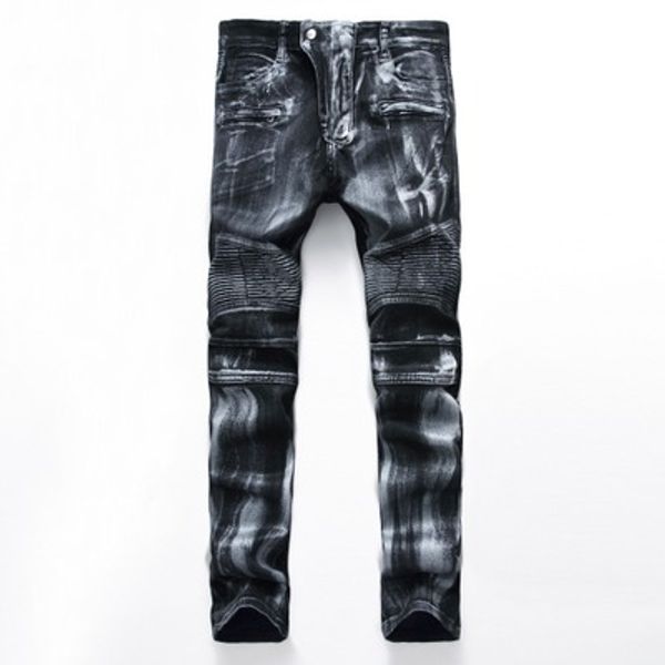 new washed blue ripped jeans men holes denim super skinny famous designer brand pants scratched biker jeans
new washed blue ripped jeans men holes denim super skinny famous designer brand pants scratched biker jeans