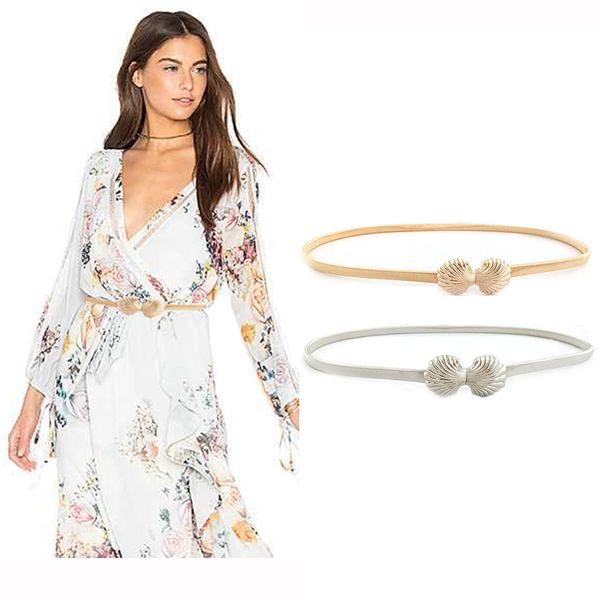 seabigtoo gold belts for women shell shaped metal belts elastic chain luxury women ladies female decorated waist designer, Black;brown
seabigtoo gold belts for women shell shaped metal belts elastic chain luxury women ladies female decorated waist designer, Black;brown