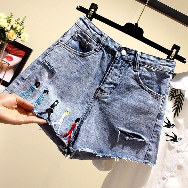 women jeans short summer new fashion fat sister mother plus size women denim shorts air extra wide leg pants casual ladies jeans, Blue
women jeans short summer new fashion fat sister mother plus size women denim shorts air extra wide leg pants casual ladies jeans, Blue