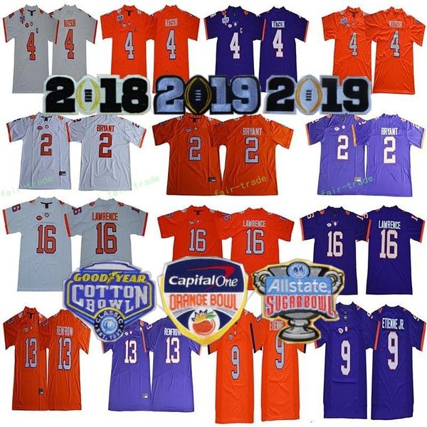 College Football Clemson Tigers Jersey Trevor Lawrence Kelly Bryant Austin Deshaun Watson Travis Etienne Jr Renfrow Sugar Cotton Bowl Orange
College Football Clemson Tigers Jersey Trevor Lawrence Kelly Bryant Austin Deshaun Watson Travis Etienne Jr Renfrow Sugar Cotton Bowl Orange