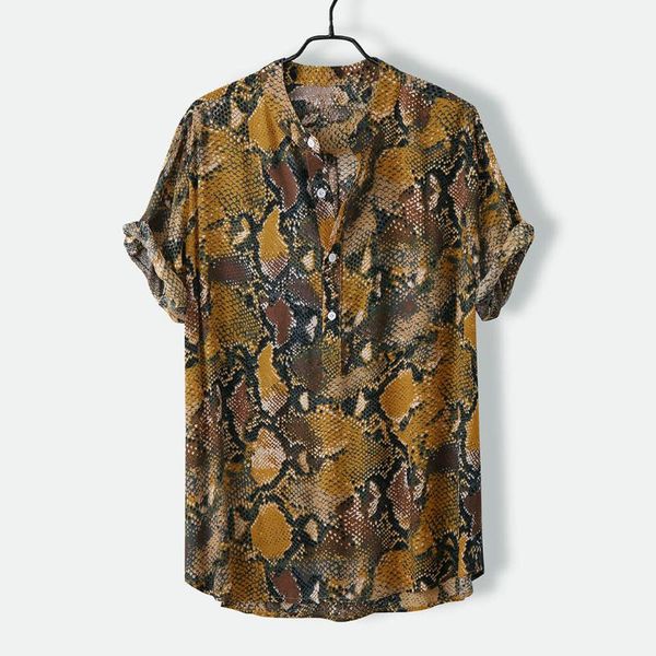 2020 mens shirt summer stand collar print short sleeve hawaiian blouses shirt streetwear dress shirts men camisa masculina, White;black
2020 mens shirt summer stand collar print short sleeve hawaiian blouses shirt streetwear dress shirts men camisa masculina, White;black