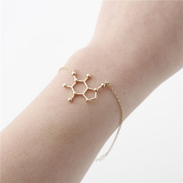 1 hexagon coffee molecule chemical physics bio chain bracelet science structure care geometry polygon gene lucky woman mother men's fam, Black
1 hexagon coffee molecule chemical physics bio chain bracelet science structure care geometry polygon gene lucky woman mother men's fam, Black