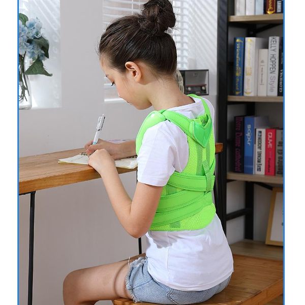 back support clavicle posture corrector children belt corset orthopedic brace shoulder correction sitting #c, Black;blue
back support clavicle posture corrector children belt corset orthopedic brace shoulder correction sitting #c, Black;blue