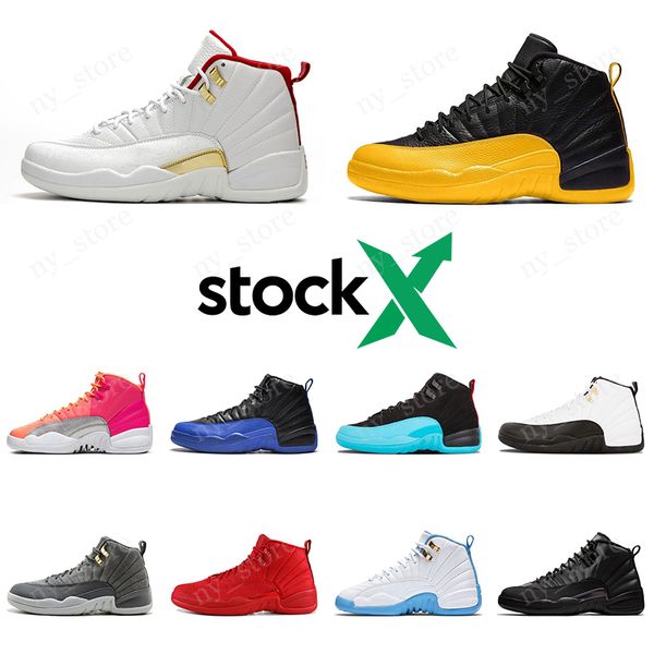 2020 12 12s basketball shoes university gold dark grey punch the master taxi playoffs mens designer sports sneakers
2020 12 12s basketball shoes university gold dark grey punch the master taxi playoffs mens designer sports sneakers