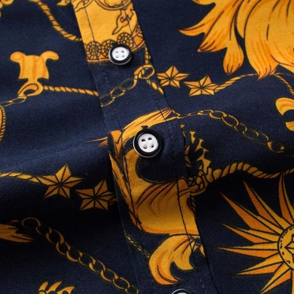 business fashion slim long sleeve soft thin flower print spring autumn casual button gift men shirt daily, White;black
business fashion slim long sleeve soft thin flower print spring autumn casual button gift men shirt daily, White;black