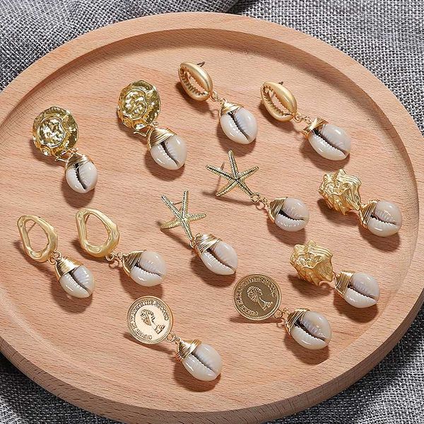 dvacaman shell drop earrings for women baroque gold color maxi dangle earrings wedding statement jewelry wholesale gift, Silver
dvacaman shell drop earrings for women baroque gold color maxi dangle earrings wedding statement jewelry wholesale gift, Silver