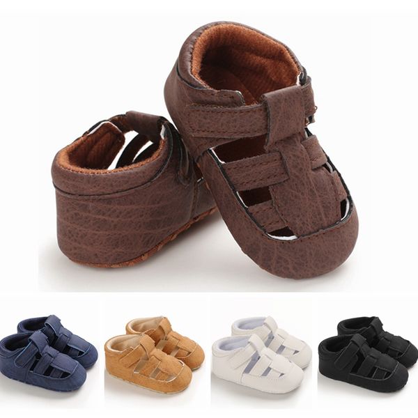new newborn kids baby boys hollow out soft sole crib sneakers toddler infant sandals shoes solid classic baby shoes, Black;red
new newborn kids baby boys hollow out soft sole crib sneakers toddler infant sandals shoes solid classic baby shoes, Black;red