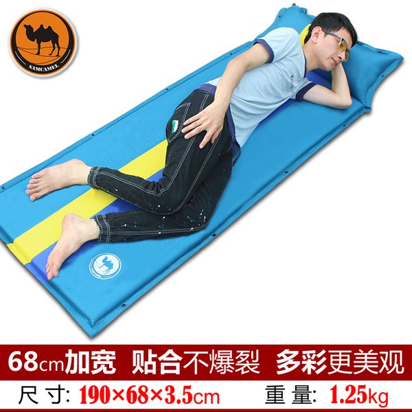 camel 036-2 color matching air cushion outdoor automatic inflatable mattress cushion 190 * 68 * 3.5cm travel camping mat
camel 036-2 color matching air cushion outdoor automatic inflatable mattress cushion 190 * 68 * 3.5cm travel camping mat