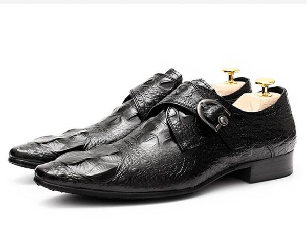new classic hasp men dress genuine leather wedding shoes slip-on men's oxford business formal shoes dha9, Black
new classic hasp men dress genuine leather wedding shoes slip-on men's oxford business formal shoes dha9, Black