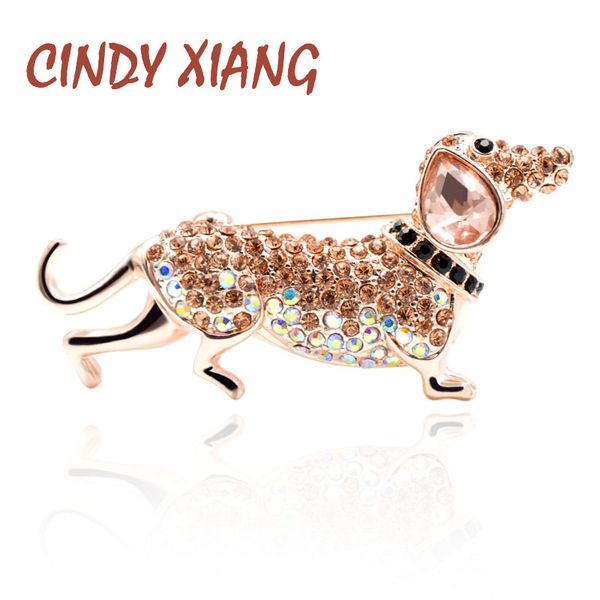 cindy xiang rhinestone sausage dog brooches for women small cute puppy brooch pin new design summer t-shirt style jewelry gift, Gray
cindy xiang rhinestone sausage dog brooches for women small cute puppy brooch pin new design summer t-shirt style jewelry gift, Gray