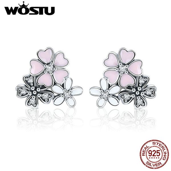 wostu 925 sterling silver poetic cherry blooms flowers stud earrings for women fashion original silver jewelry cqe400, Golden
wostu 925 sterling silver poetic cherry blooms flowers stud earrings for women fashion original silver jewelry cqe400, Golden
