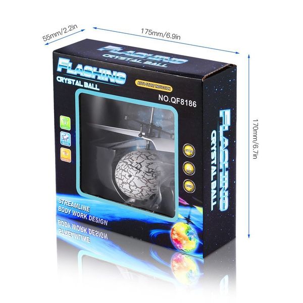 ocday flying luminous balls magic sensing crystal aircraft light-up toys gift for children led glowing flight mini helicopter
ocday flying luminous balls magic sensing crystal aircraft light-up toys gift for children led glowing flight mini helicopter